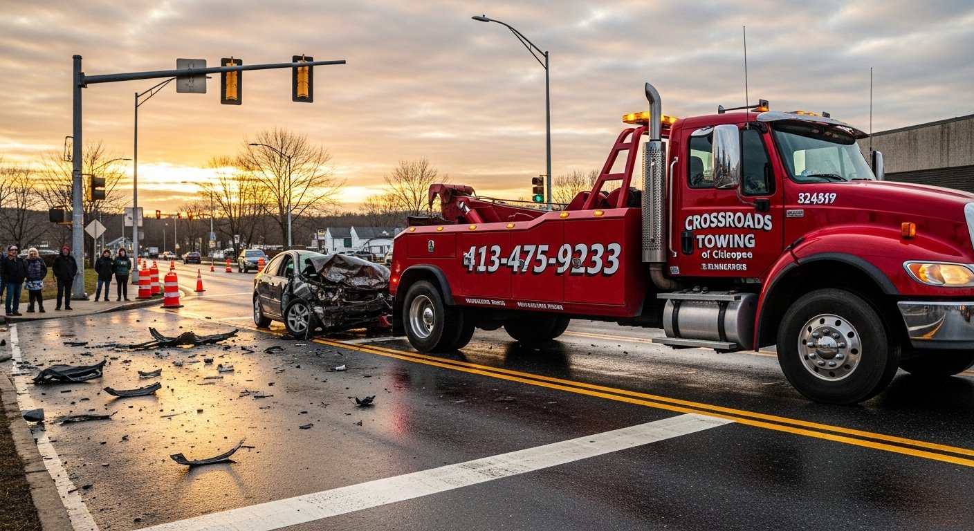 Post-Accident Tow Service in Chicopee, MA