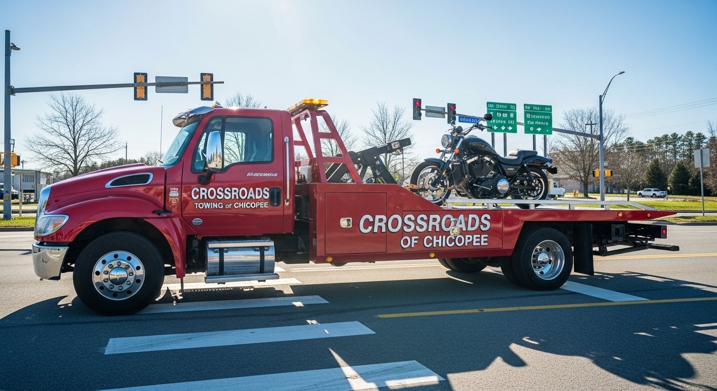 Motorcycle Towing in Chicopee, MA